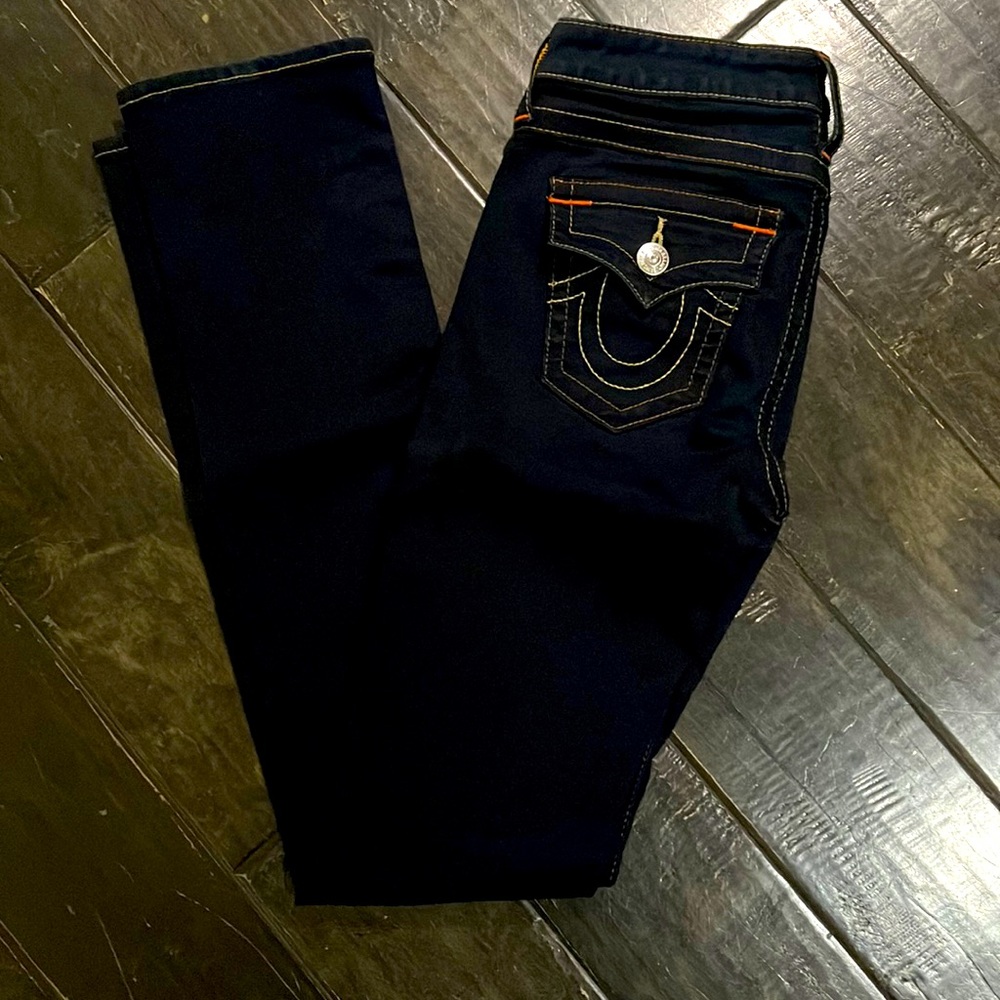 True religion like new mid rise straight